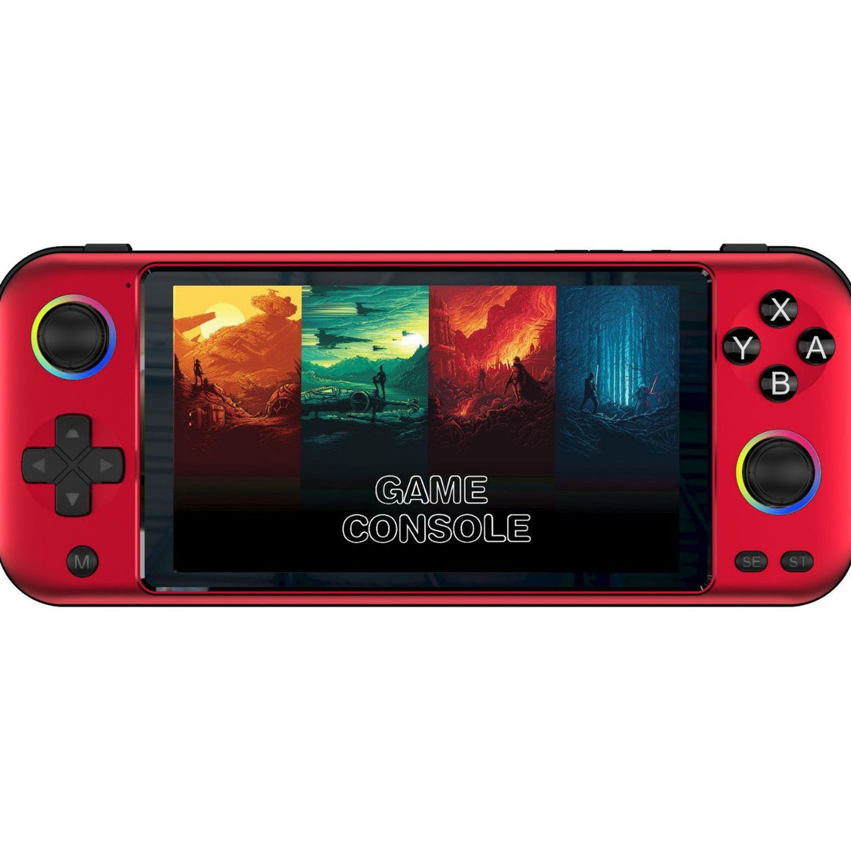 Console de jeu portable R900 à boîtier métallique