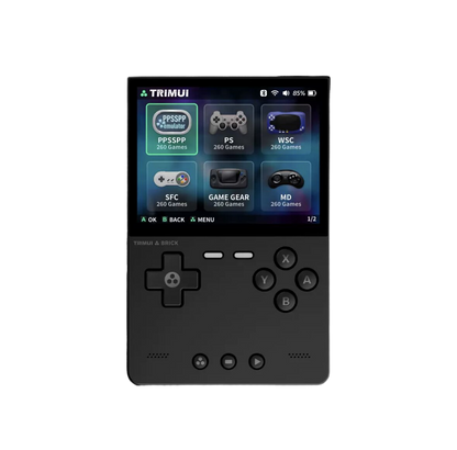 Console de jeu portable à écran vertical