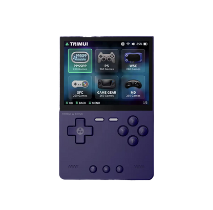 Console de jeu portable à écran vertical
