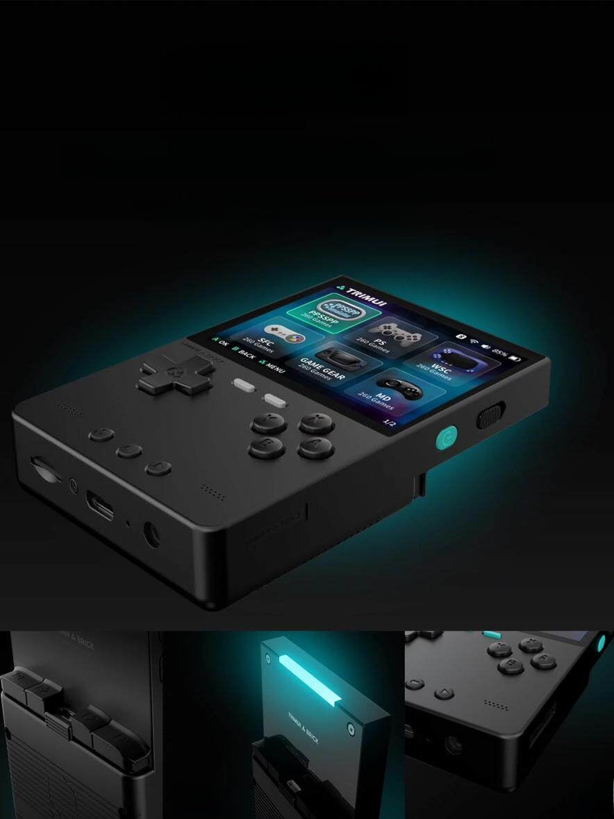 Console de jeu portable à écran vertical