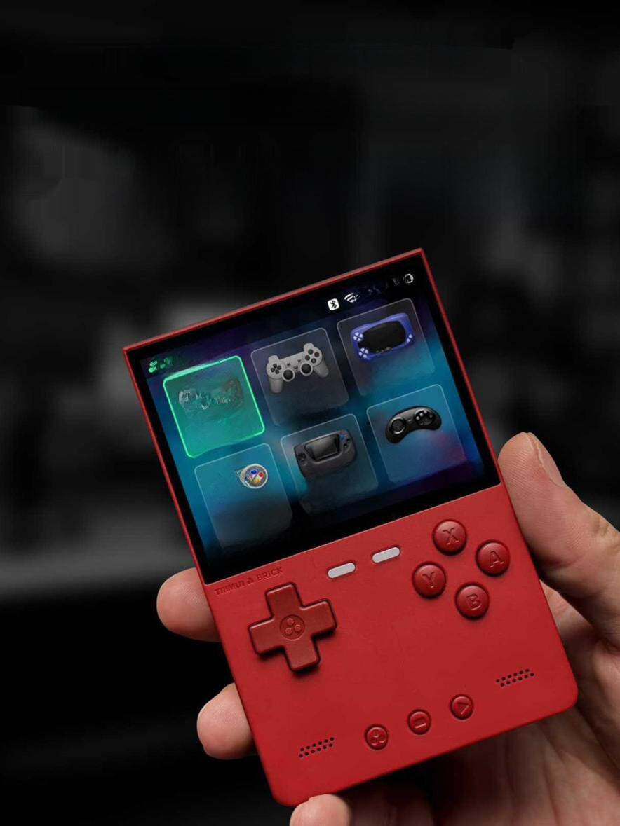 Console de jeu portable à écran vertical