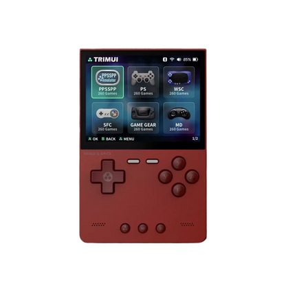 Console de jeu portable à écran vertical